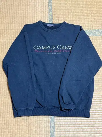 CAMPUS CREW 네이비 빈티지 트레이닝복