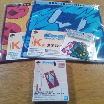 헌터헌터 제일복권 헌터 라이선스 타월 스티커 세트