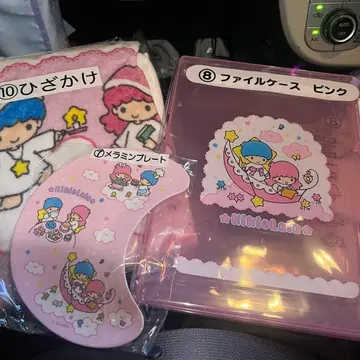 키키라라 1번 복권 산리오 무릎 담요 멜라민 플레이트 파일 케이스