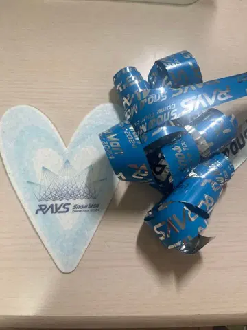 RAYS Snow Man Dome Tour 낙하물 은색 테이프 은테