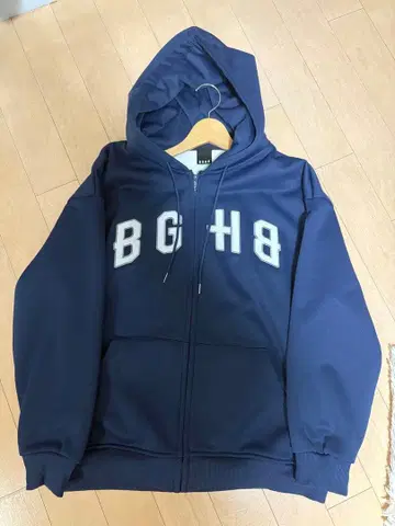 BGHB bagarch 후드티 네이비 시착 정도 AK-69 착용