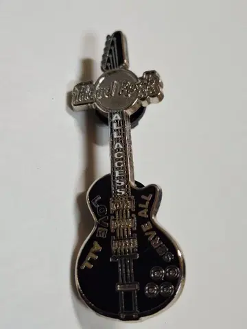 하드 록 카페 기타 블랙