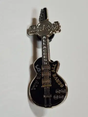 하드 록 카페 기타 블랙