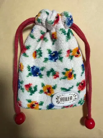 FEILER 꽃무늬 복조리 파우치
