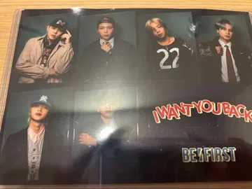 BE:FIRST 팬미팅 회장 한정판 앨범 특전 BE:ST 스티커 시트