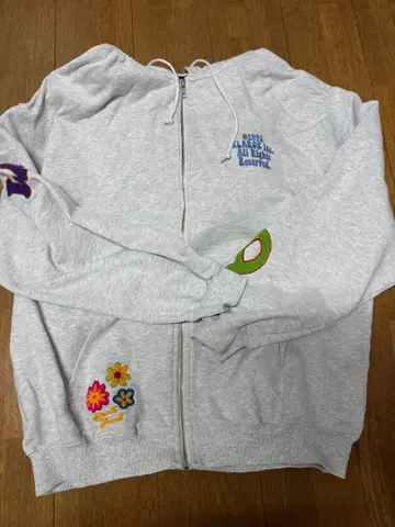 XLARGE DAISY ZIP HOODED SWEAT XL 그레이