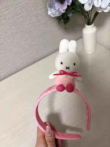 하우스텐보스 미피 머리띠 핑크