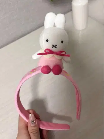 하우스텐보스 미피 머리띠 핑크