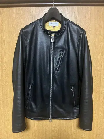 레트로 그레이드 Tokyo 램 가죽 싱글 라이더 자켓