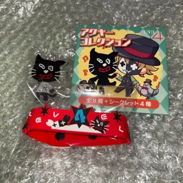 level4 키요 키요고양이 굿즈 아크릴 키링 러버 밴드