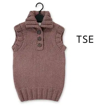 새상품급 TSE 세이 캐시미어 100% 도톰 니트 베스트