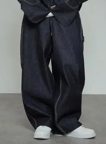 에드윈 데님 페인터 팬츠