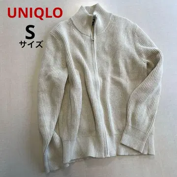 새상품급 [ UNIQLO ] 미들 게이지 풀 집업 스웨터 S