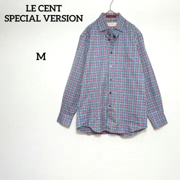 체크 무늬 긴팔 셔츠 멀티 컬러