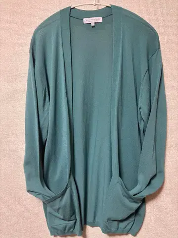 [ 새상품/세탁 가능 ] 유나이티드 애로우즈 가디건 M 터콰이즈