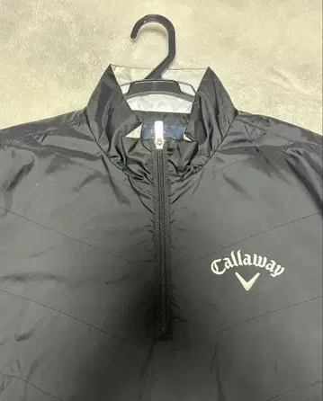 캘러웨이 블랙 반팔 패딩 자켓