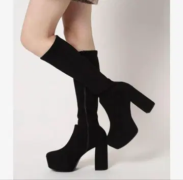 에스페란자 락모리 통굽 롱 부츠