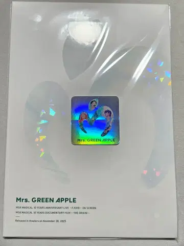 Mrs. GREEN APPLE 영화 피요르드 팜플렛 한정판 스티커
