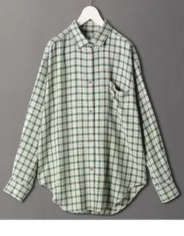 roku 6 로쿠 플란넬 셔츠 체크