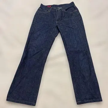 EDWIN 503 다크 블루 와이드 레그 데님 30 32