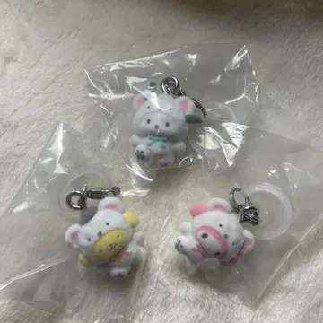 푹신푹신 스노우 메지루시 액세서리 산리오 캐릭터즈 가챠가챠