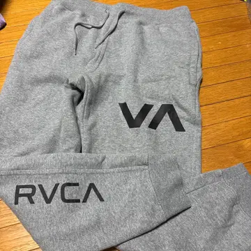 RVCA 그레이 스웨트 팬츠 M 사이즈