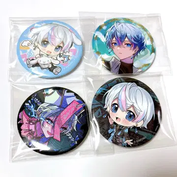 시쿠포니 아메노 코사메 캔뱃지 4개 세트