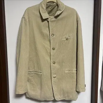 베이지 코듀로이 자켓