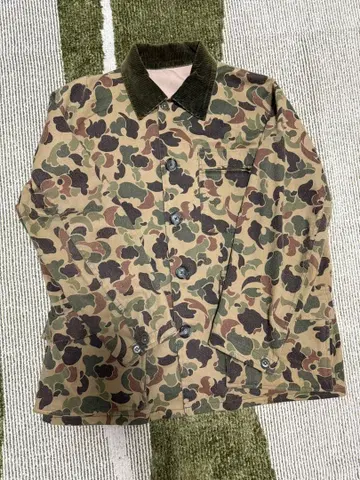 80s, 90s 카모플라쥬 헌팅 자켓