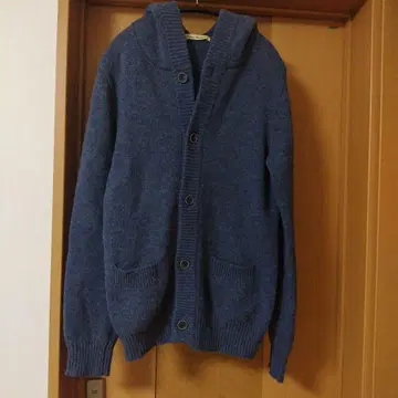 저널 스탠다드 후드 부착 가디건 L