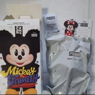정품 미키 패밀리 미니 봉제 인형 POPMART 팝마트