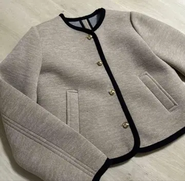 자라 파이핑 숏 자켓