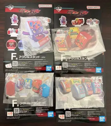 제일복권 가면라이더 젝츠 & 가면라이더 가브 F상 고치조 4종 세트