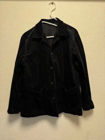 신사 나무 열매로 만든 카포크 혼방 코듀로이 자켓