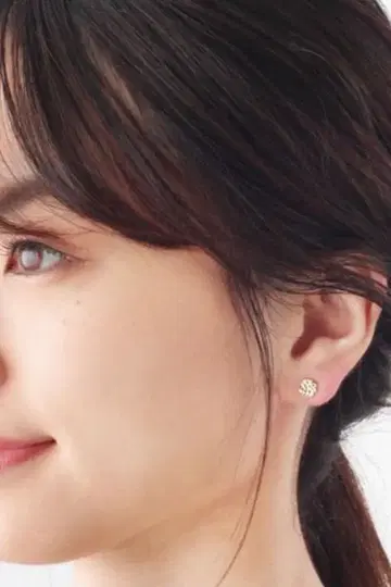 K10  라운드 스터드 귀걸이