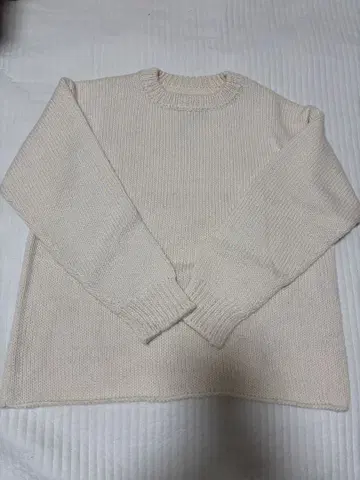 VANDERSTRAETE 알파카 울 스웨터 아이보리