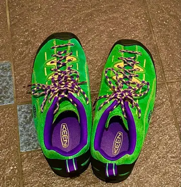KEEN 아웃도어 신발 그린/보라색 사이즈 27cm