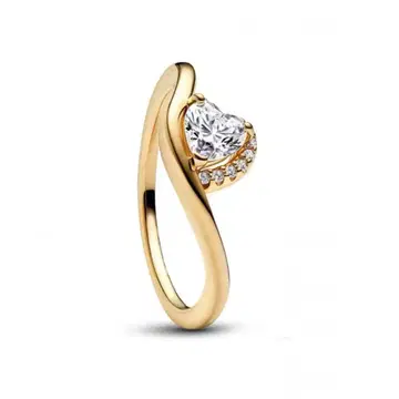 하트 모양 다이아몬드 반지