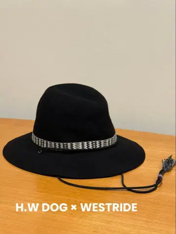 레어 H.W DOG x WESTRIDE 콜라보 울 햇