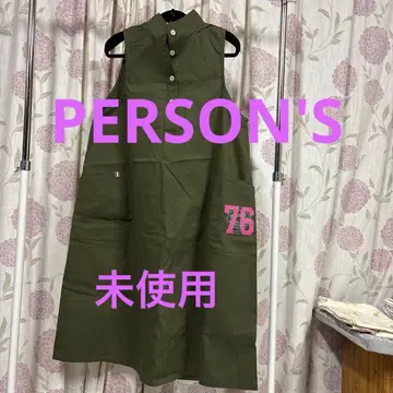 PERSON'S 퍼슨즈 슬리브리스 올리브 그린 원피스 76