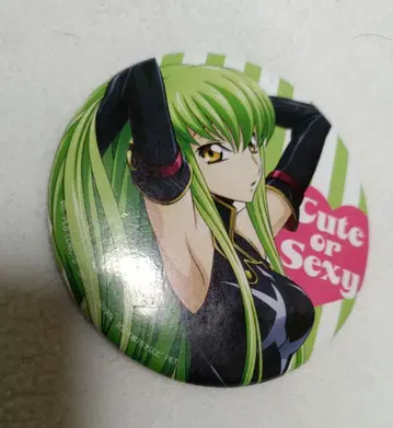 코드기어스 캔뱃지 C.C. 세가 프라이스 (흠집 있음)