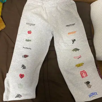 APPLEBUM x raidback fabric 스웨트 팬츠