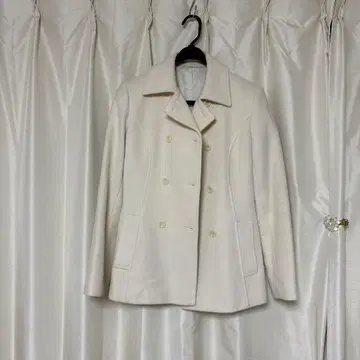 ru 아이보리 피코트 자켓