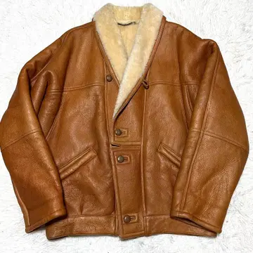 천연 가죽 무스탕 자켓 이탈리아제 사이즈 52 XL 상당