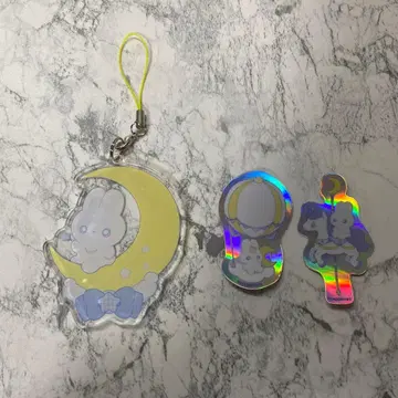 문 프렌즈 팝업 스티커 아크릴 키링 슈가