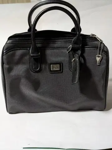 andrlux 블랙 보스턴 백 열쇠 포함