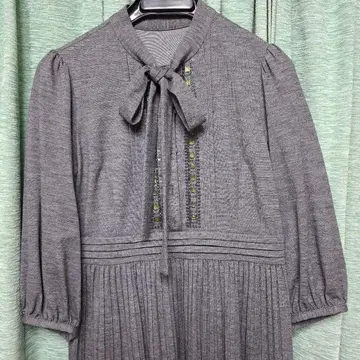 Harrods 울 혼방 리본 포함 원피스