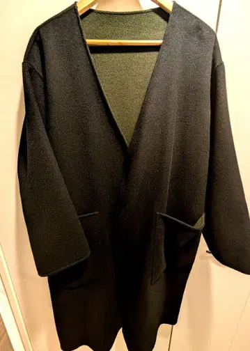 HARR 노카라 더블 페이스 코트