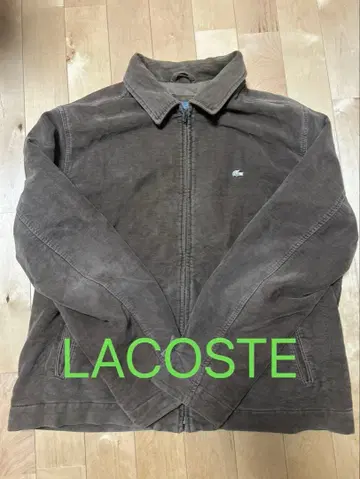 LACOSTE 브라운 점퍼 블루종 XL 상당