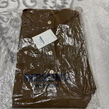 PERSONA 브라운 슬리브리스 원피스 L